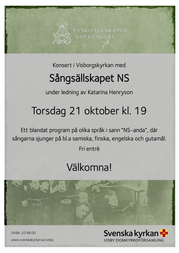 Visborgskyrkan 19:00